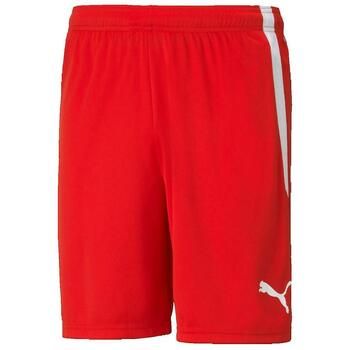 Puma Short Shorts TeamLiga Performance Rouge para mujer