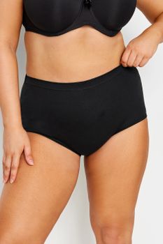 Yours Juego 5 Bragas Altas Negras
