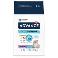 advance sterilized hairball con pavo - 2 x 10 kg - pack ahorro