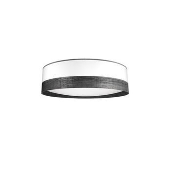 Plafon 96w Olga Blanco/madera Negra 7488lm 14x60x60 Cm 3000-4000-6500k