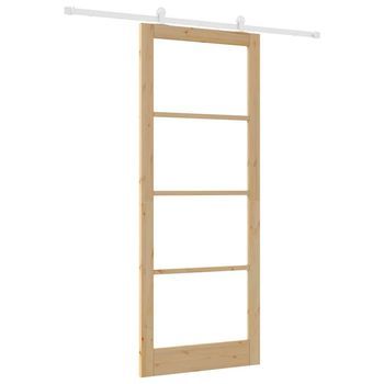 Puerta Corredera Orkdal Natural 93 X 232 Cm Vidaxl