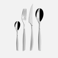 bugatti glamour 24 piece cutlery set - ash grey