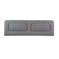 cabecero tapizado  hausbed  blume 160x50x7  cama 160 microfibra aquaclean gris