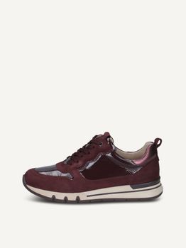 CAPRICE Sneaker, red, made of Leather, Size 39