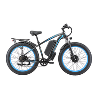 bicicleta electrica sinohon x26 de doble motor 26 pulgadas todoterreno 1056 wh azul
