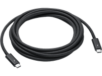 apple cable thunderbolt 4 pro usb-c 3 m negro