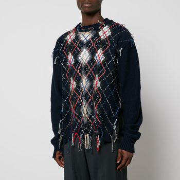 Maison Margiela Harlequin Wool-Blend Jumper - M