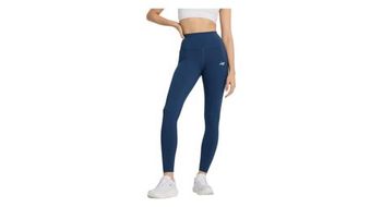 Mallas para mujer new balance sleek high rise azul