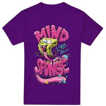Spongebob Squarepants Camiseta Mind Like A Sponge para hombre