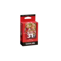 cartucho de tinta lexmark n 31 rojo original
