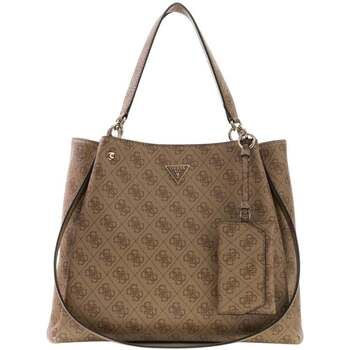 Guess Bolsa Bolso Tote Lorella Monogramme Logo Latte para mujer
