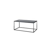 mesa de centro de diseno coleccion zante color negro y gris brillante