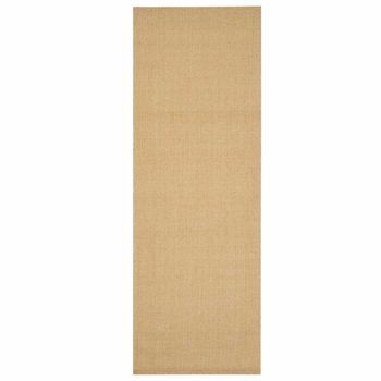 Alfombra De Sisal Natural 100x300 Cm Vidaxl