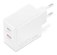cargador lenovo dual usb-c 65 w gan