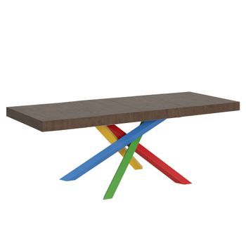 Mesa Extensible 180/440x90 Cm Volantis Premium Patas Nogal Multicolor 4/b