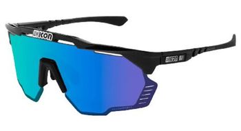 Gafas scicon aeroshade kunken glossy black   mirror blue