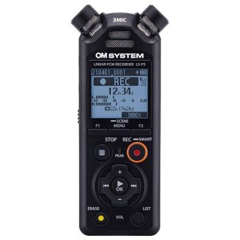 Micrófono OM SYSTEM LS-P5 inalámbrico estéreo compacto con Bluetooth y cancelación de ruido