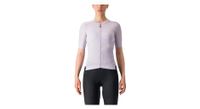 maillot de manga corta castelli espresso para mujer morado azul