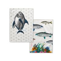 fish pano de cocina 2 ud 70x50 cm