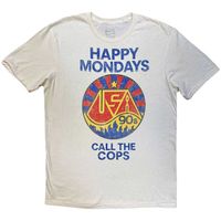 happy mondays camiseta call the cops para mujer