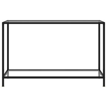 Mesa De Consola | Mesa De Entrada | Mesa Auxiliar Transparente Vidrio Templado 120x35x75 Cm