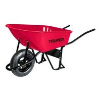 carretilla 100l metal llanta neumatica 580kg - truper