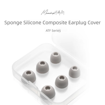 Ponte tus auriculares Moondrop ATF Series en preventa: puntas de silicona compuesta con esponja para un uso cómodo y prolongado sin fatiga auditiva.