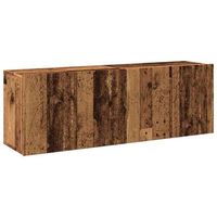 muebles para tv de pared 2 uds madera envejecida 60x30x41 cm vidaxl
