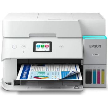 Impresora multifunción Epson EcoTank ET-4956 depósitos de tinta rellenables y hasta 3 años de tinta