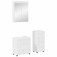 juego de muebles de bano tulum 3 uds brillante 60 x 34 x 63 cm vidaxl