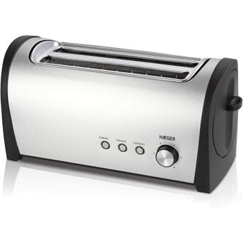 Haeger Desayuno Plus Tostadora 2 Ranuras Largas 1400W