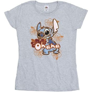 Disney Camiseta manga larga Ohana para mujer