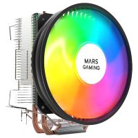 mars gaming mcpuargb ventilador cpu rgb hasta 130w tdp