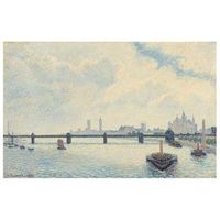 legendarte - cuadro lienzo impresion digital - el puente de charing cross - camille pissarro - decoracion pared cm 50x80