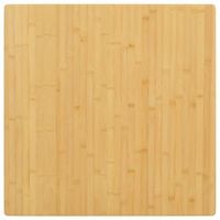 tablero de mesa de bambu 80x80x25 cm vidaxl