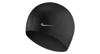 gorro de natacion nike jr solid negro