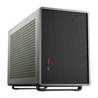 caja mini tower antec performance 1 m aventurine itx negro aluminio plastico acero