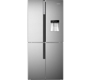 KENWOOD Slim American Style Fridge Freezer KSBS4DX17 50/50 - Inox