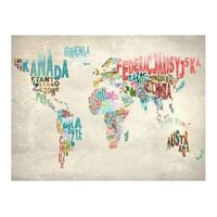 papel pintado 3d - un mundo sin fronteras 350x270 cm