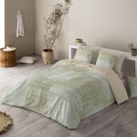 sandal - funda nordica estampada cama 150 - algodon extrasuave - incluye  1 o 2 fundas de almohada - texture green