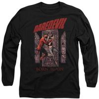 daredevil camiseta manga larga born again para mujer