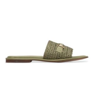 Carmela para mujer. 16328802-KAKI Sandalias 163288 verde (37), Tela, Plano, Ninguno, Casual