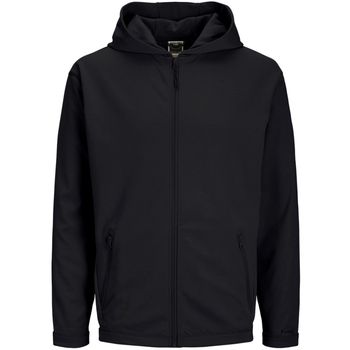Jack & Jones Jersey 12253764 JCOCLOUD SWEAT ZIP HOOD NOOS BLACK para hombre