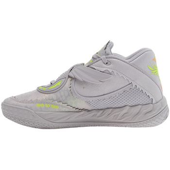 Puma Zapatillas de baloncesto Baskets mb.05 métallique gris/orange para hombre
