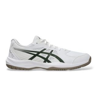 Asics para hombre. 1041A483 Zapatillas Court Slide 4 blanco (44), Plano, Cordones, Casual, Deportivo