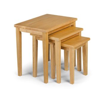 Cleo Oak Nest of Tables