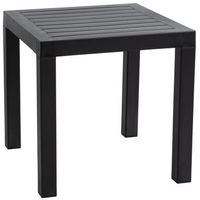 mesa auxiliar ocean plastico negro 45x45x45 cm clp