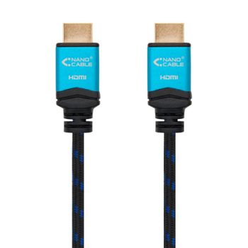 Nanocable Cable HDMI V2.0 4K@60Hz A/M-A/M 2m Negro