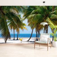 papel pintado panoramico playa tropical 364x270cm