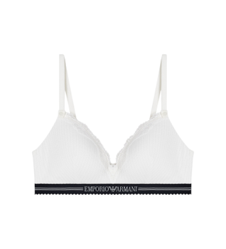 Emporio Armani para mujer. EW000442_AF19034 Sujetador Acolchado blanco (M), Homewear, Algodón